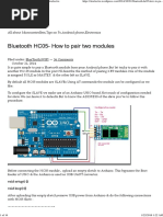 Bluetooth HC05 - How To Pair Two Modules - Alselectro