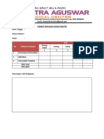 Format Penilaian Seleksi Praktek