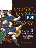 Music Myth and Story in Medieval and Early Modern Culture