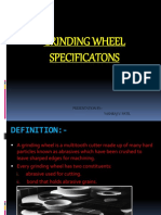 Grinding Wheel Specification PDF