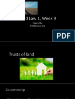 Land Law 1 W9