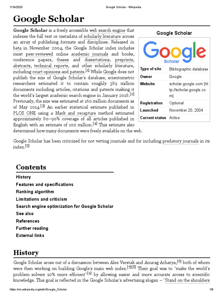 Google intelligence overview