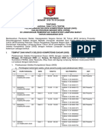 Pengumuman Jadwal SKD Cpns 2019 Lambar PDF