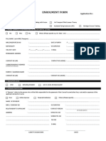 Enrolment Form