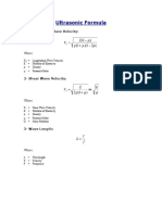 Ultrasonic Formula PDF