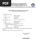 surat keterangan melaksanakan tugas jerry