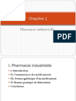 Chapitre 1 Procédés Pharmacetique