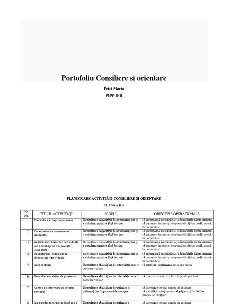 Portofoliu | PDF