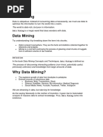 Data Mining Nostos