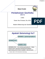 Pendahuluan Geofisika (Seri 2) PDF