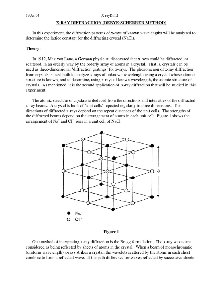 Xray Diffraction 2004 PDF | PDF