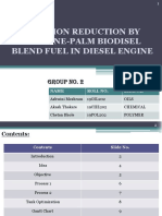 Group 2 - Emission Reduction in Engine