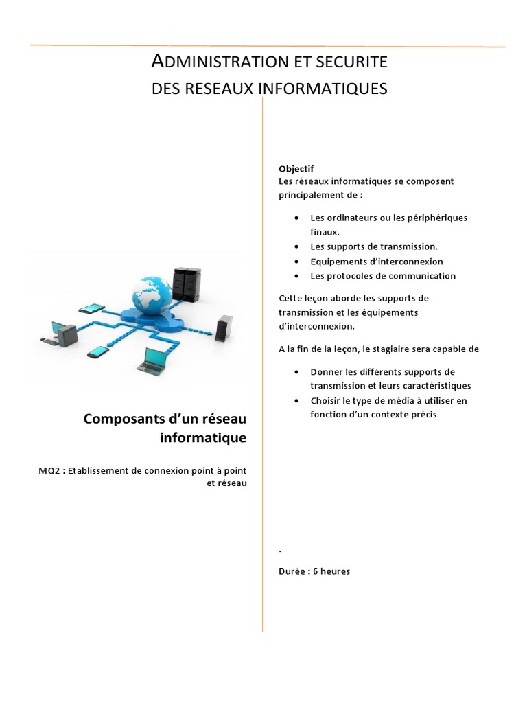 Quest Ce Qui Caracterise Les Machines Dun Reseau Pair A Pair Chap 1 Composants D'un Réseau Informatiques 2019 | PDF | Commutateur réseau  | Câble coaxial