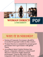 Getting up to Speed on Woman Director Requirements