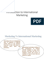 Session 5 - International Marketing