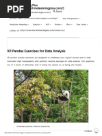 Pandas Exercises For Data Analysis PDF