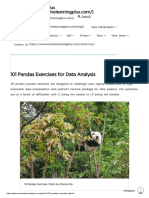 Pandas Exercises For Data Analysis PDF