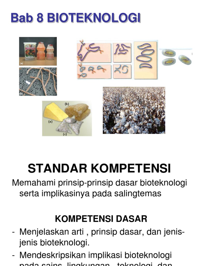 Bab 8 BIOTEKNOLOGI | PDF