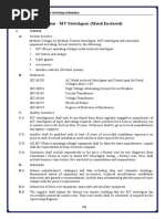 MV Switchgear Specification