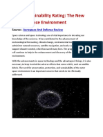 Space Sustainability Rating