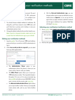 myMFA Edit Verification Settings