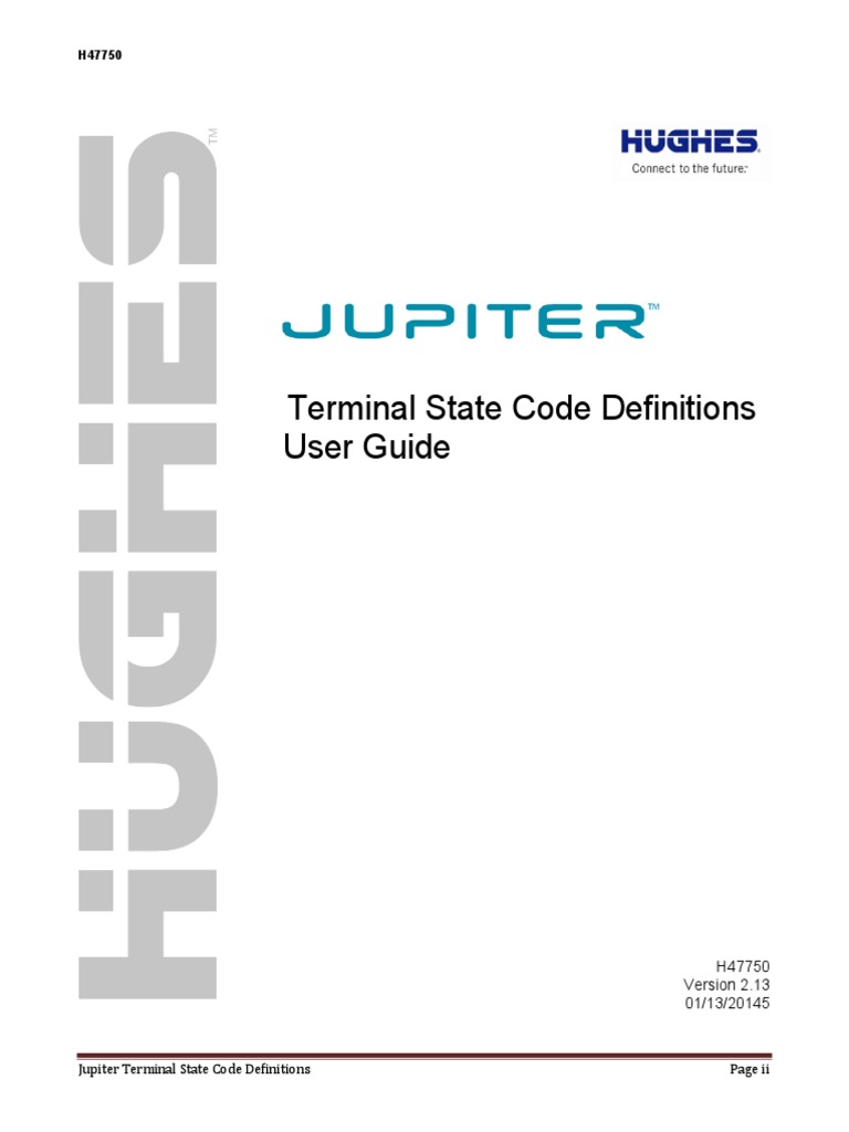 Jupiter Terminal State Codes 1.8 PDF | PDF | Transmission Control ...