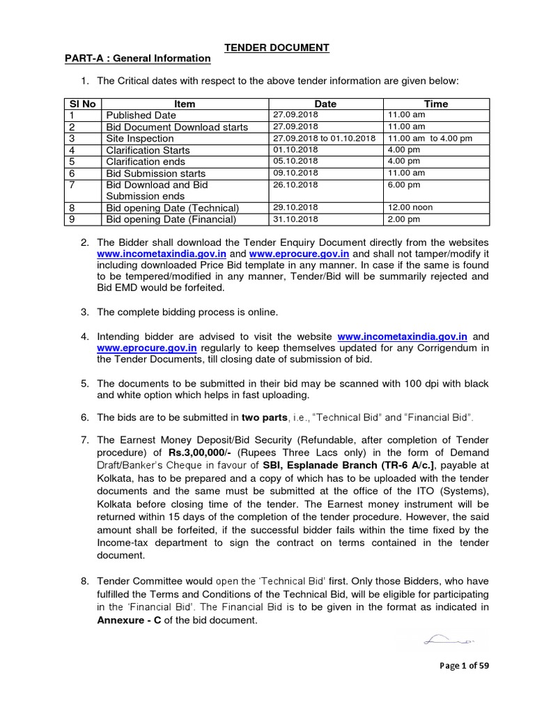 HW Tender PDF Personal Computers Computer Hardware