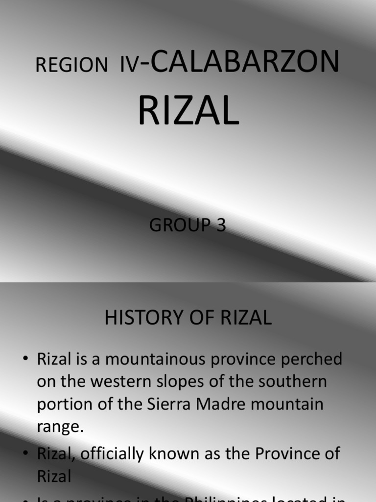 Region Iv-Calabarzon | PDF