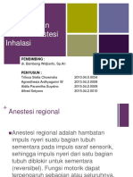 Anestesi Regional Dan Sistem Anestesi Inhalasi