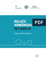 Suport Informational Relatii Armonioase in Familie PDF