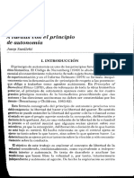 Josep Sanllehi (2000) - A Vueltas Con El Principio de Autonomía PDF