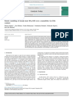 2019-Kinetic Modeling of Steady-State NH3-SCR Over A Monolithic Cu-CHA Catalyst