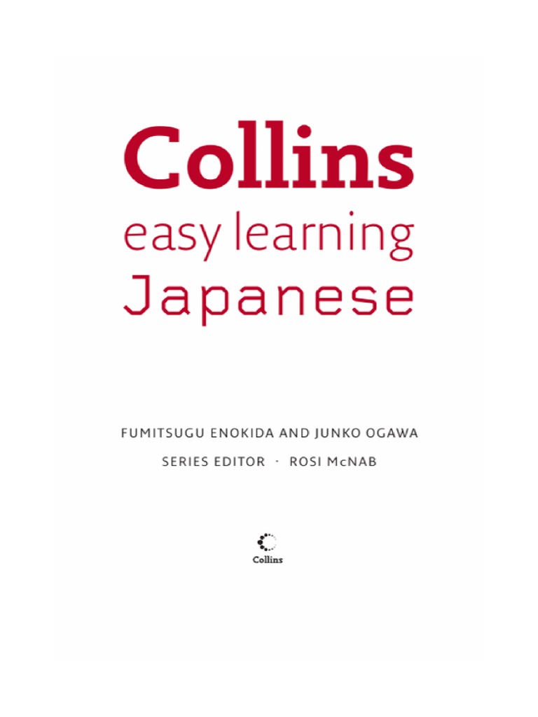 Collins - Easy Learning Japanese PDF | PDF