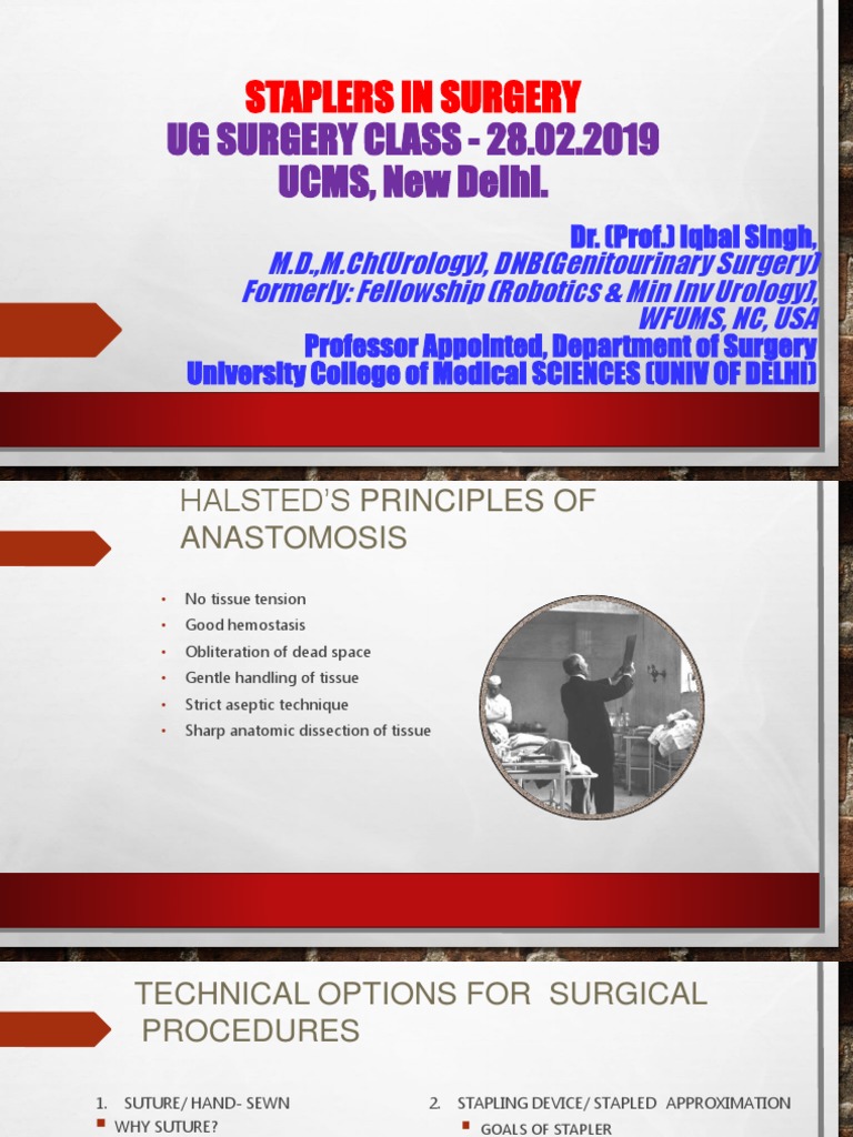 Staplers in Surgery PDF Medical Specialties Clinical Medicine