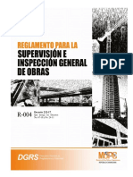 R 004 Supervision e Inspeccion General de Obra PDF