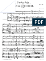 Piano Trio in E Flat Major, D. 929 - Complete Score