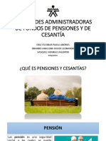 Sociedades Administradoras de Fondos de Pensiones y de