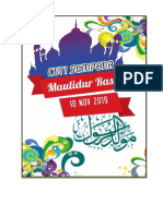 CUTI MAULIDUR RASUL 2019