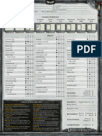 Deathwatch - Character Sheet