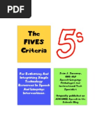 Download Fives Booklet by speechtechie SN44503715 doc pdf