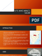 Magnesite and Dunite Mine Impact, Salem