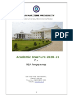 MBA Academic Brochure 2020-21