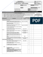 Evaluación Inicial - Línea Base