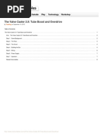 The Valve Caster 20 Tube Boost and Overdrive