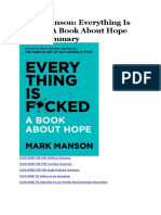 Everything Is Fucked by Mark Manson PDF