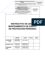 Instructivo de Uso de EPP S