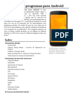 Desarrollo de Programas para Android