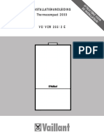 Vaillant CV Ketels VCW 255 2E Installatiehandleiding