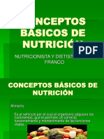 Conceptos Basicos de Nutricion Adecuada