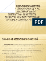 Atelier de Comunicare Asertivă - Cum Să Evităm Capcana